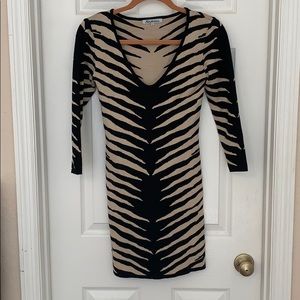 Zebra mini dress